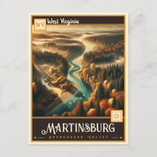 Martinsburg, West Virginia Vintage Postcard