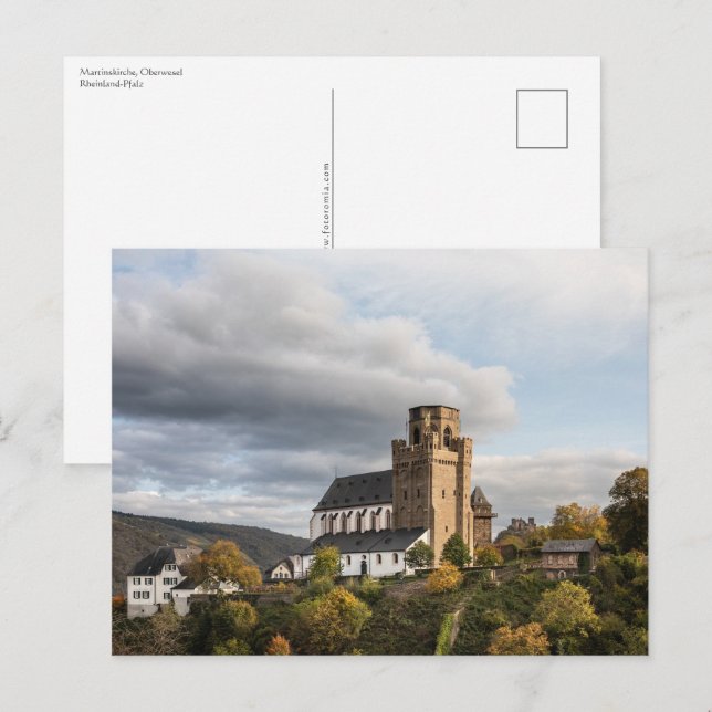 Martinskirche Oberwesel Postcard (Front/Back)