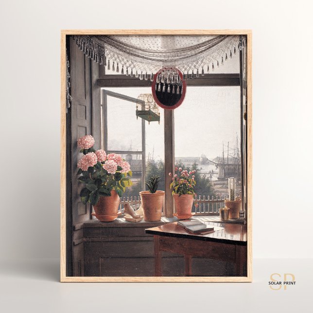 Martinus Rorbye View from the Artist's Window Pain Poster (Creator Uploaded)