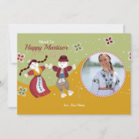 Martisor Dolls Photo Greeting Card