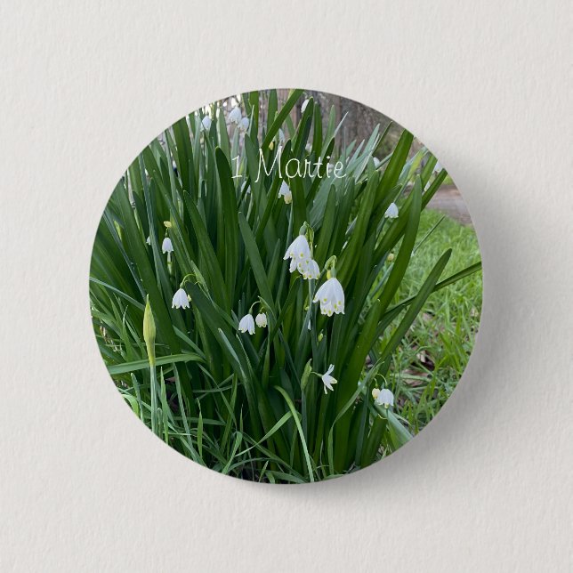 Mărțișor - Ghiocei 6 Cm Round Badge (Front)