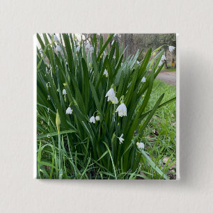 Mărțișor - Ghiocei Button