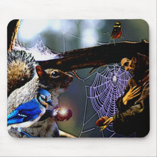 Marty and Saint Francis Mouse Mat
