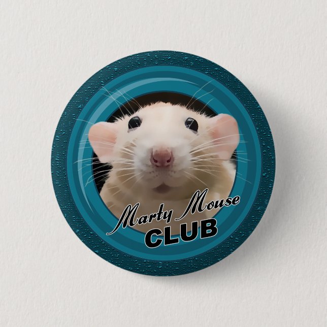 Marty Mouse Club Button (Front)