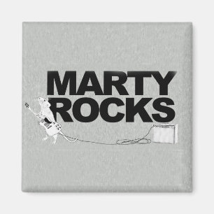 Marty Rocks Magnet