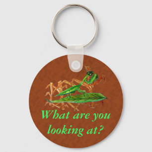 Marty the Praying Mantis Key Ring