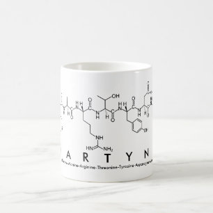 Martyna peptide name mug