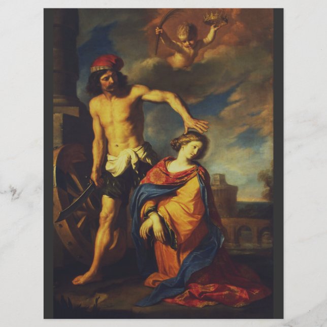 Martyrdom of Saint Catherine Flyer (Front)