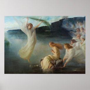 Martyrdom of Saint Christina by Vicente Palmaroli Poster