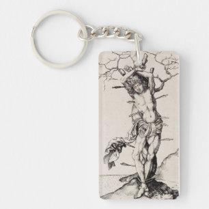 Martyrdom of Saint Sebastian by Martin Schongauer Key Ring
