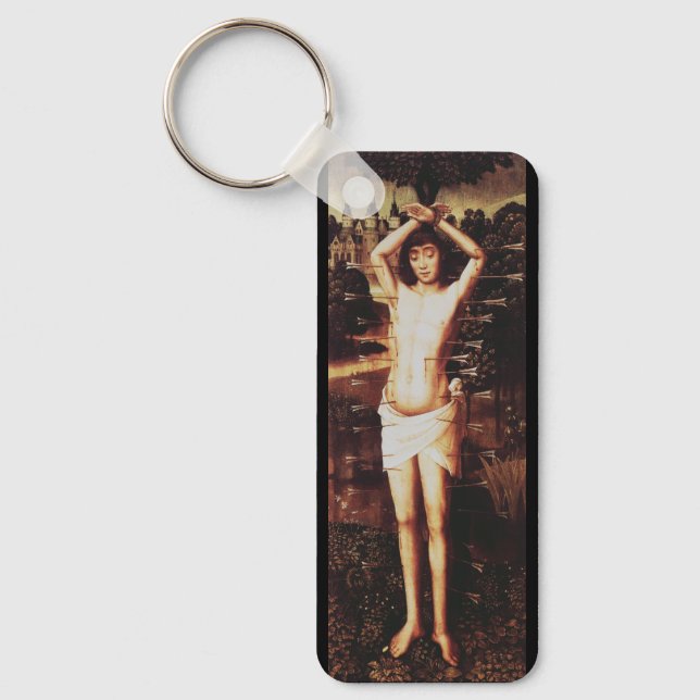 Martyrdom of Saint Sebastian Early Christian Key Ring (Front)