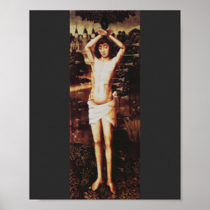 Martyrdom of Saint Sebastian Early Christian Poster