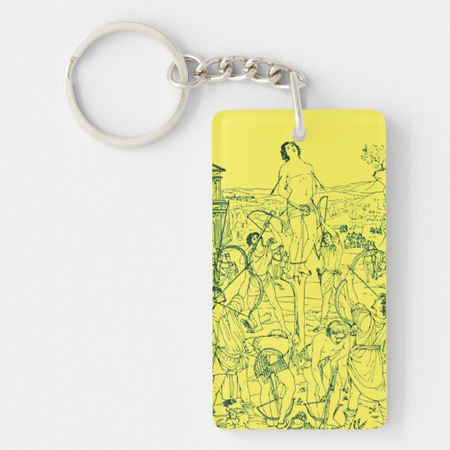 Martyrdom of Saint Sebastian  Key Ring (Front)