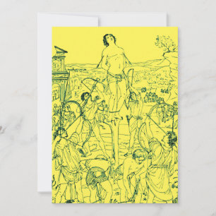 Martyrdom of Saint Sebastian  Thank You Card