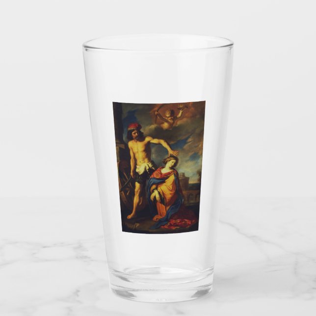 Martyrdom of St. Catherine Sacred Fine Art Collect Glass (Front)