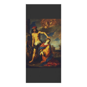 Martyrdom of St. Catherine Sacred Fine Art Collect Rack Card