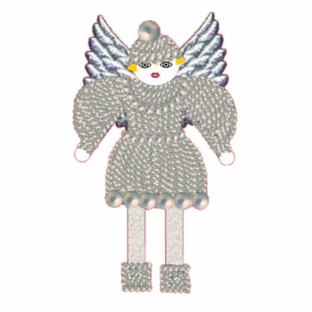 Martzkin Angel Ornament Photo Sculpture Decoration (Front)