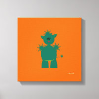 Martzkins In Outer Space Martian Pet Canvas