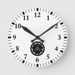 maru B Round Clock