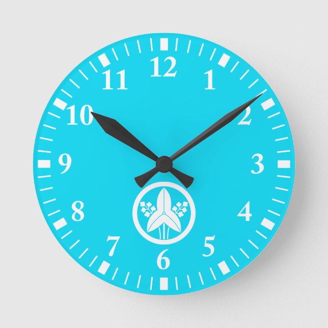 Maru ni Tachi Omodaka Round Clock (Front)