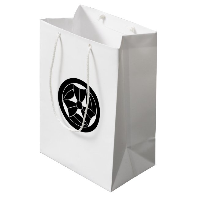 Maru with Triple Folded Arrowroot Medium Gift Bag (Front Angled)