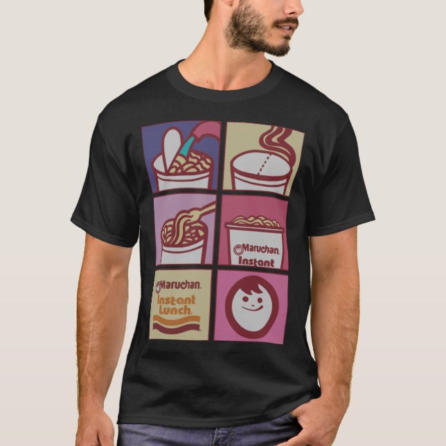 Maruchan Instant Lunch Boxed Up Cooking Instructio T-Shirt (Front)