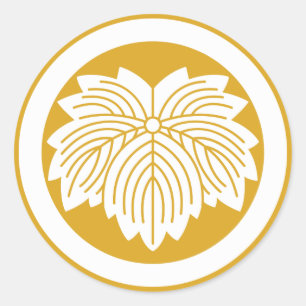 Maruni Oni Tsuta Classic Round Sticker