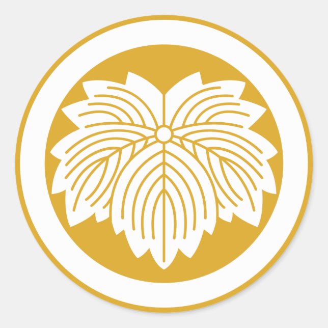 Maruni Oni Tsuta Classic Round Sticker (Front)