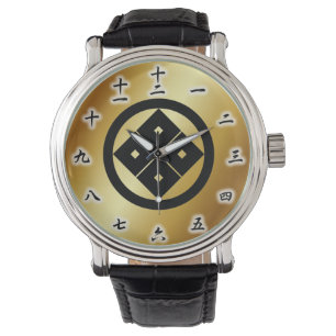 Maruni Sumitate Yotsume, Japanese Family Crest Watch