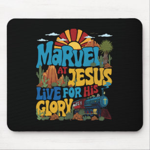 Marvel At Jesus Vbs 2025 Live For Jesus's Glory Ch Mouse Mat