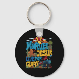 Marvel At Jesus Vbs 2025 Live For Jesuss Glory Chr Key Ring