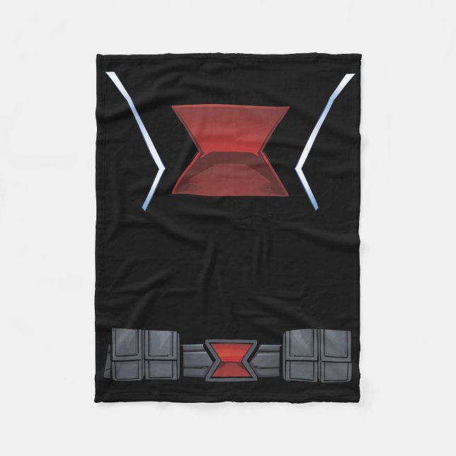 Marvel Avengers Clic Halloween Black Widow Costume Fleece Blanket (Front)