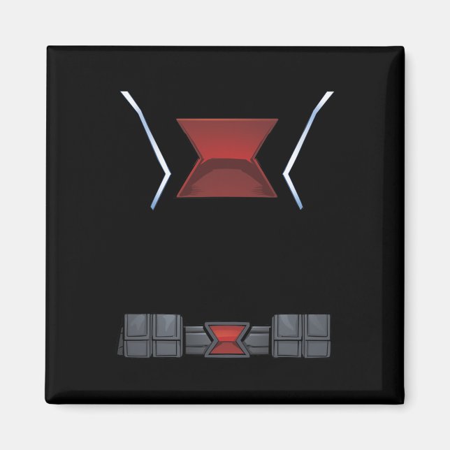 Marvel Avengers Clic Halloween Black Widow Costume Magnet (Front)