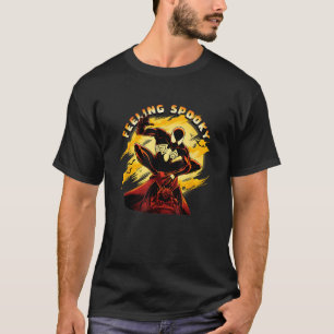 Marvel Classic Halloween Feeling Spooky Black Suit T-Shirt