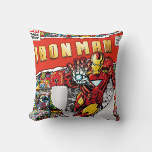 marvel comics  iron man Throw Pillow