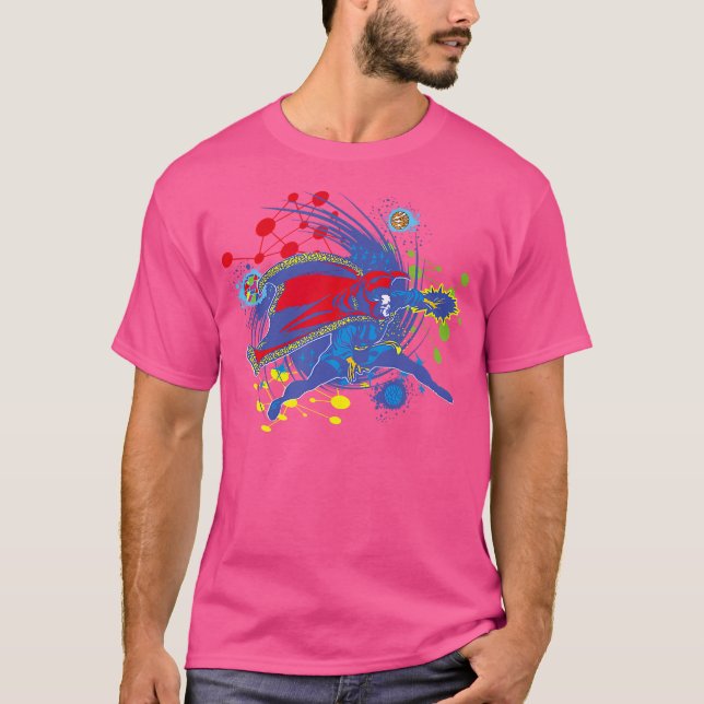 Marvel Comics Retro Doctor Strange Celestial Vinta T-Shirt (Front)