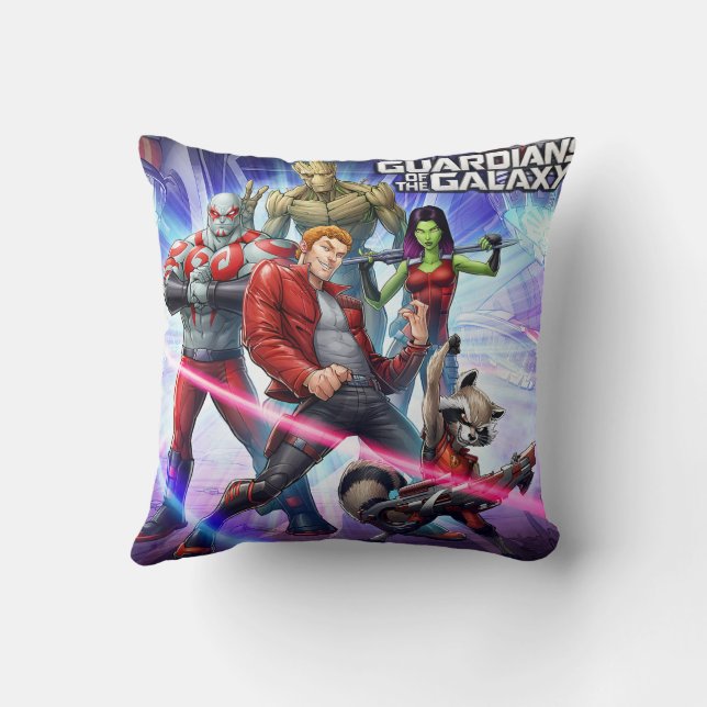 marvel comics Throw Pillow (Back)