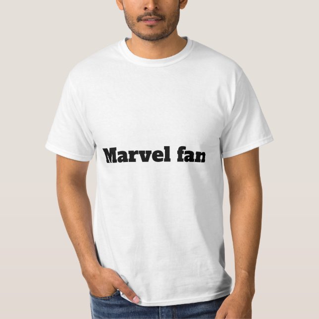Marvel fan T-Shirt (Front)