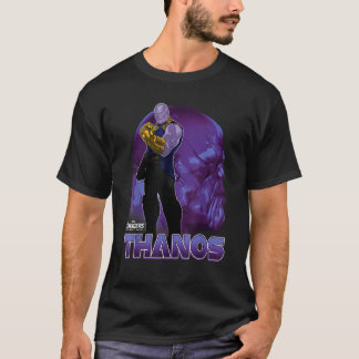 Marvel Infinity War Thanos Big Head Profile Graphi T-Shirt