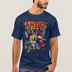 Marvel Mightyhor Retro Comic Hammer Blast friend T-Shirt