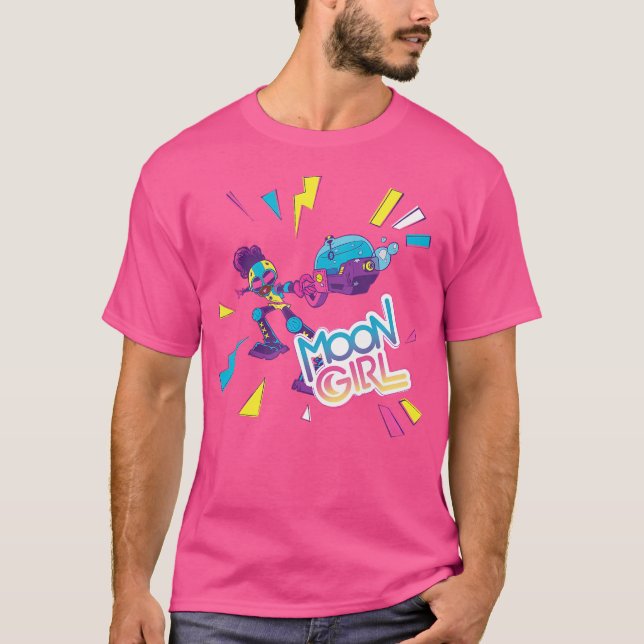 Marvel Moon Girl And Devil Dinosaur Bubble Blaster T-Shirt (Front)