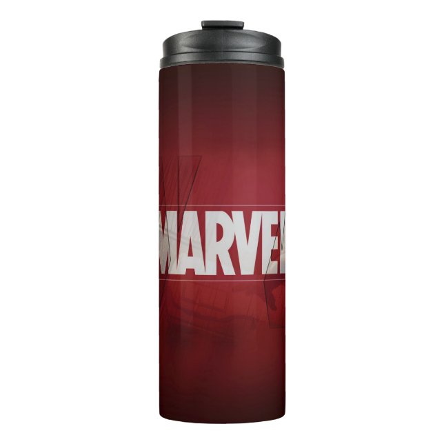 "Marvel Quencher: Superhero Sipper 🦸‍♂️💧" Thermal Tumbler (Front)