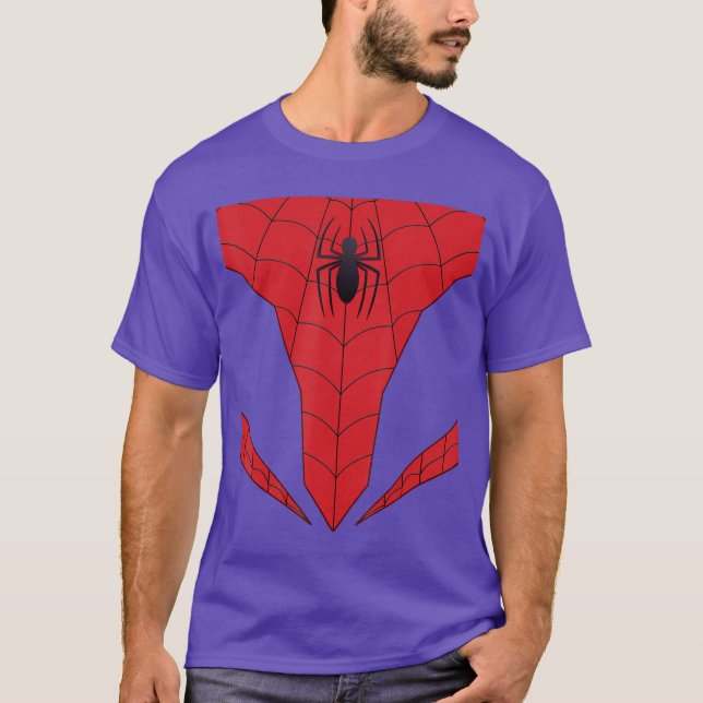 Marvel SpiderMan Peter Parker Costume friend T-Shirt (Front)