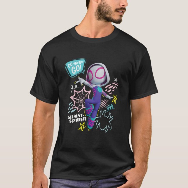 Marvel Spidey And His Amazing Friends Ghost Spider T-Shirt (Front)