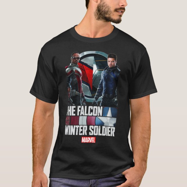 Marvel The Falcon And The Winter Soldier Poster T- T-Shirt (Front)