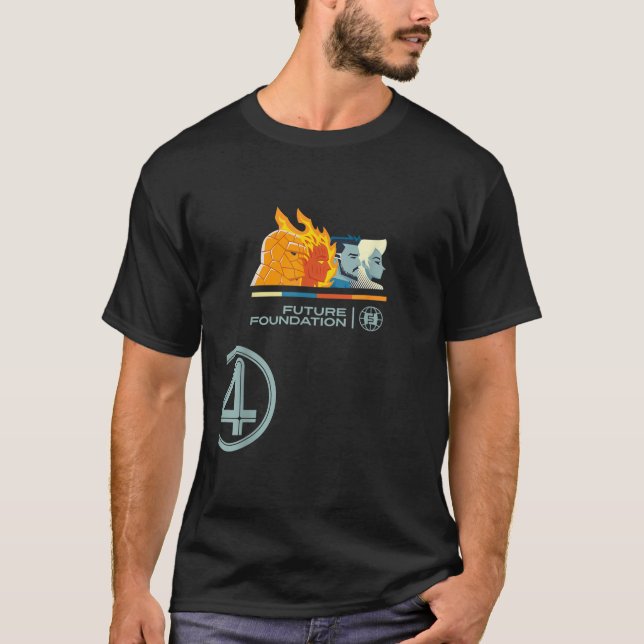 Marvel The Fantastic Four First Steps Retro Hero P T-Shirt (Front)