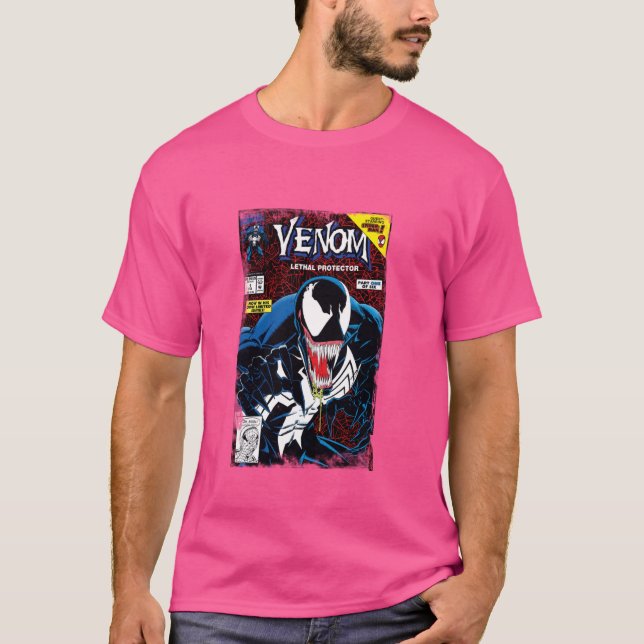 Marvel Venom Classic Retro Lethal Protector Big Ch T-Shirt (Front)