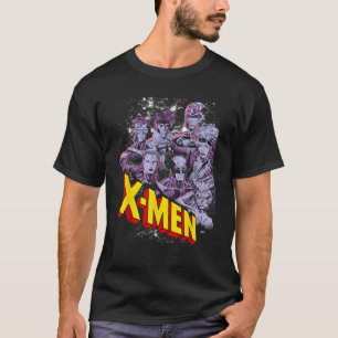 Marvel X Men Vintage Team Retro Graphic T-Shirt