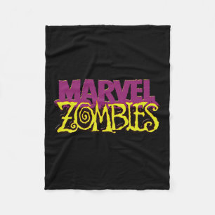 Marvel Zombies Official Colour Logo Halloween  Fleece Blanket