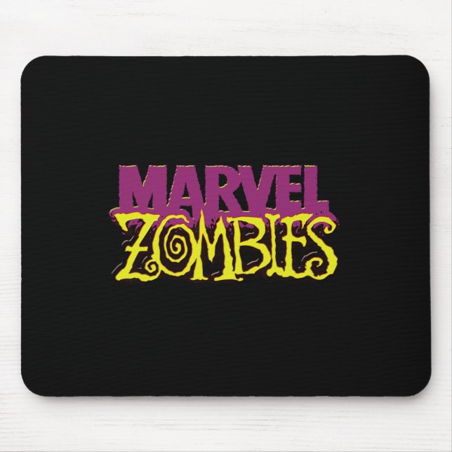 Marvel Zombies Official Colour Logo Halloween  Mouse Mat (Front)